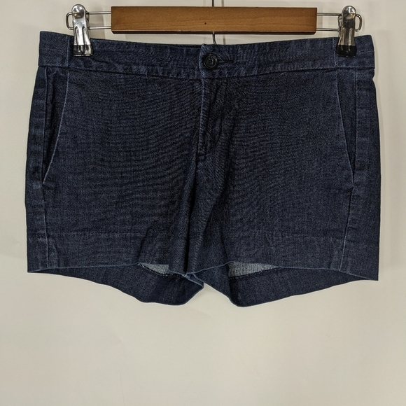 BANANA REPUBLIC FACTORY Hampton Fit Flat Front Denim Jean Shorts - Picture 1 of 7